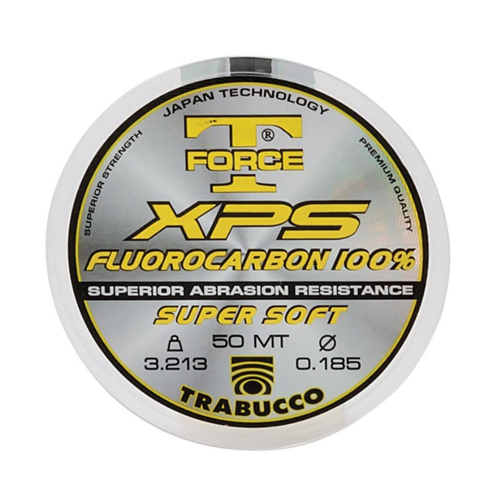 Trabucco T-Force XPS FLUOROCARBON 100% Super Soft Fishing Line 50MT 0.22MM 4.413KG