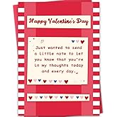 ATTLVV Funny Valentines Day Gifts for Him Her, Romantic Valentines Day Card for Wife Husband Boyfriend Girlfriend