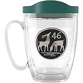 Tervis Christmas Holiday Winter Deer 46 Made in USA Double Walled Insulated Tumbler Travel Cup Keeps Drinks Cold & Hot, 16oz Mug, Classic