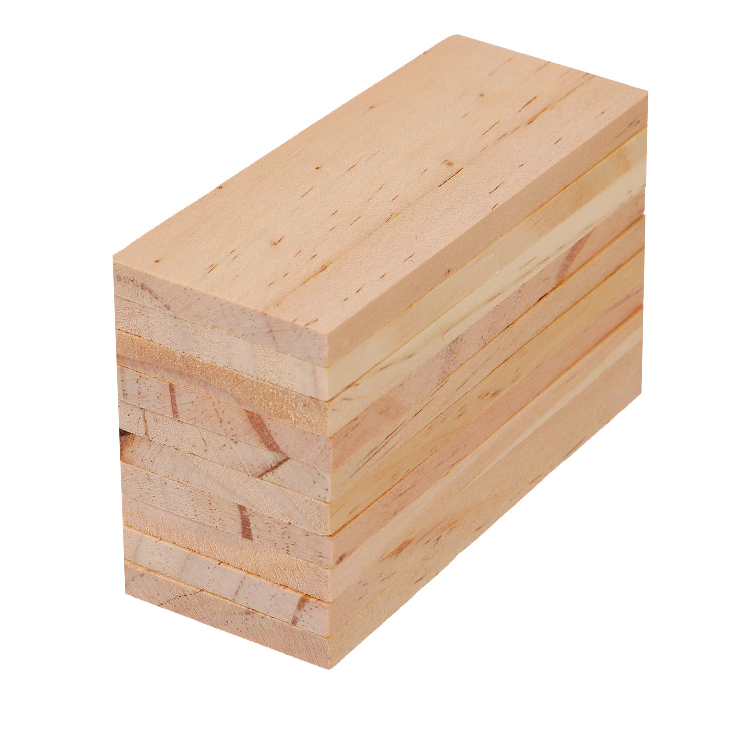 10 Pieces 10 cm Pine Wood Rectangle Board fit for Craft Painting Modelling Fretwork Engraved Home Decor