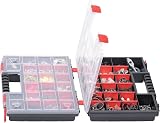 Mivos Double Sided Storage Box 344mm 40 Compartments Organizer Workshop Garage view 9