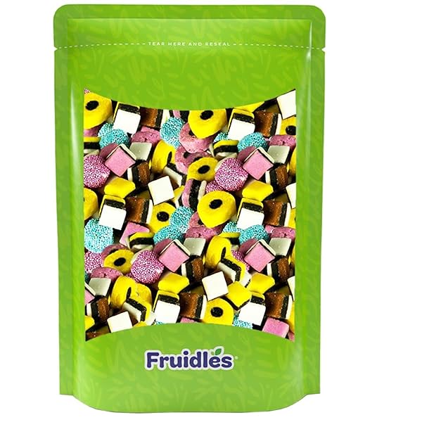 FRUIDLES LICORICE ALLSORTS GUMMIES, ALLSORTS CANDIES, A TASTY MEDLEY OF DELICIOUS LICORICE TREATS, NON-GMO (ALLSORTS LICORICE ASSORTMENTS, 1 POUND)