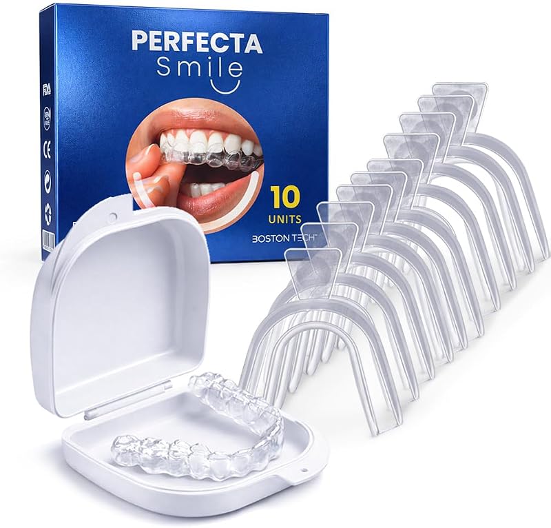 Perfeita Smile 10 Talas Moldáveis para Bruxismo Protetor Dentário com Caixa.