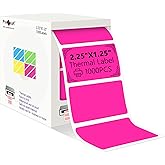 PARLAIM 2.25x1.25 Thermal Labels,1000 Labels Rectangular Direct Thermal Stickers Labels Roll Compatible Thermal Printer, Mailing Labels, Shipping Labels Self-Adhesive Direct Thermal Labels