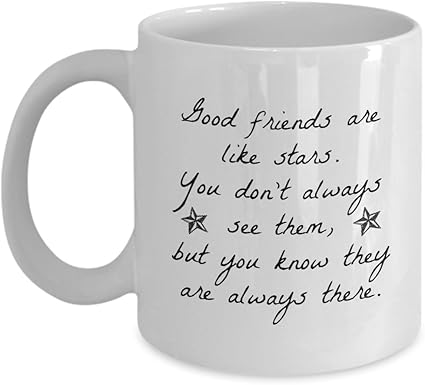 Amazon Good Friends Are Like星 をが 常にseeしないknow They Are Always There マグ カップ 筆記体 11oz Gb White Wtk Enterprises グラス タンブラー Amazon Good Friends Are Like星 をが 常にseeしないknow They Are Always There マグ カップ 筆記体 11oz Gb White Wtk Enterprises グラス タンブラー