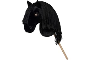 LeMieux Hobby Horse Spike - Handsome Black - Realistic Head - Perfect for Kids