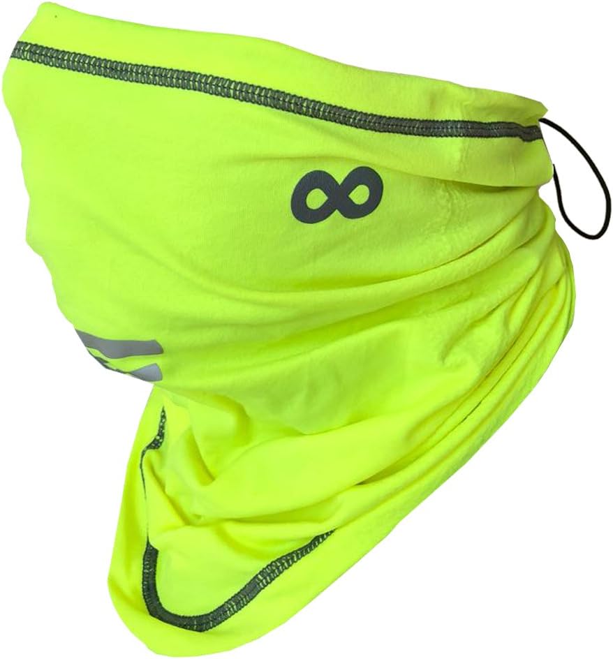 Neck Warmer Outdoor Sports Windproof Dust-Free, Walking, Cycling, Skiing, Running, Snowboarding and Motorcycle Gaiter Mask for Men & Women (Yellow)