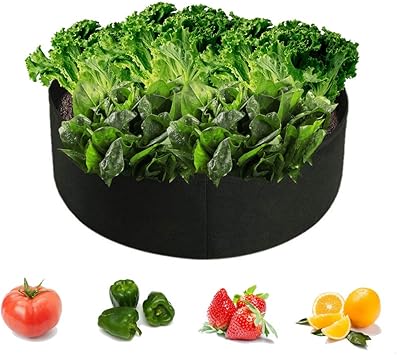 Amazon Steppiano 大容量 100ガロン 不織布ポット フェルト プランター 植え袋 プランター 野菜栽培バッグ プランター 野菜 布鉢 栽培袋 野菜栽培鉢 植木ポット フラワーポット ガーデン 園芸 植物育成 野菜栽培 発育促進 プランター