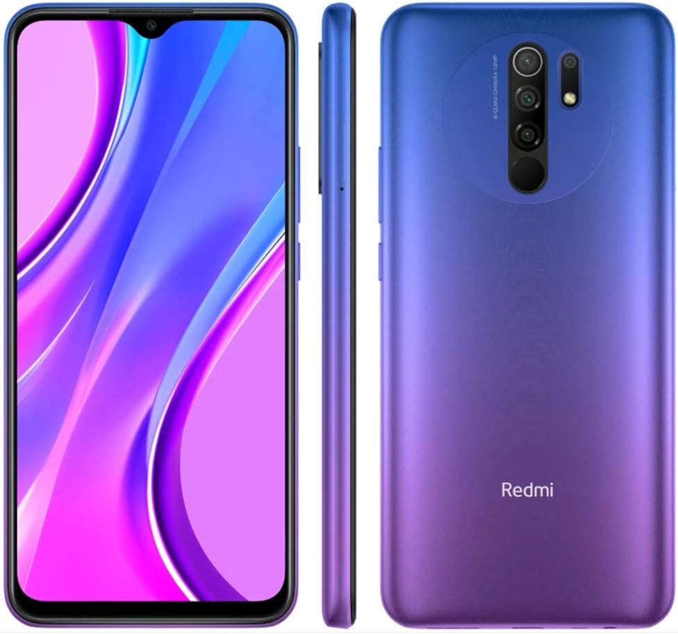 amazon com xiaomi redmi 9 64gb 4gb ram 6 53 full hd ai quad camera lte factory unlocked smartphone international version sunset purple xiaomi redmi 9 64gb 4gb ram 6 53 full hd ai quad camera lte factory unlocked smartphone international version sunset purple