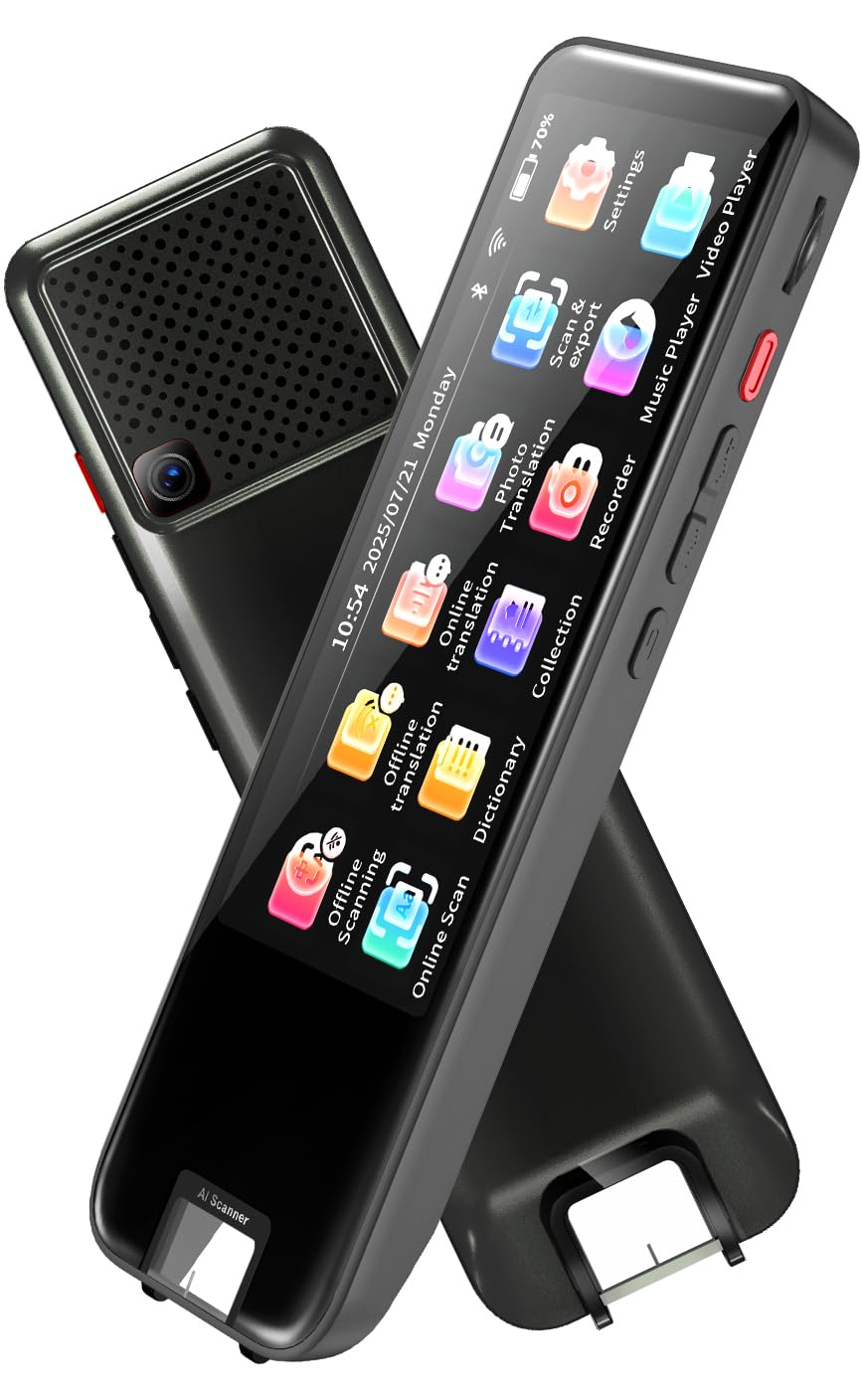 Translation Pen Reading Pen for Dyslexia Kids & Adults, Online/Offline Translator Pen Scanner, Photo/Voice/Text to Speech 142 Language Translator Device for Travel Business Learning