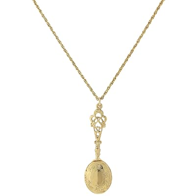 Buy 1928 Jewelry 14K Gold-Dipped Locket 