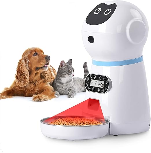 stainless steel automatic cat feeder