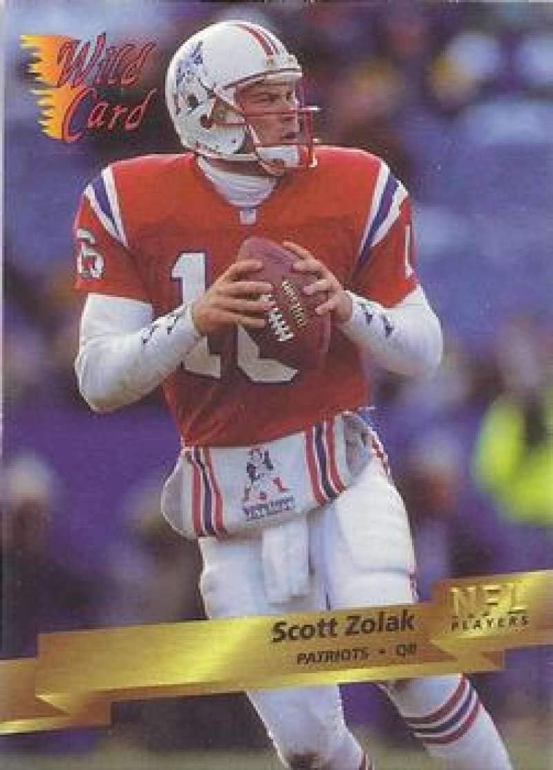 Amazon Com 1993 Wild Card Football 144 Scott Zolak New England Patriots Official Nfl Trading Card Collectibles Fine Art