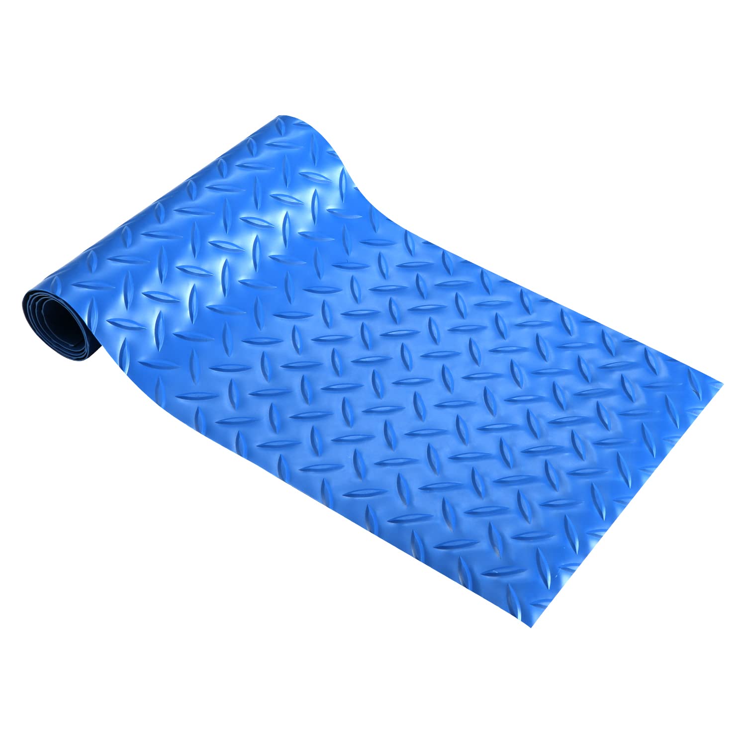 LUTER 24 x 90 cm Swimming Pool Ladder Mat, 1.5 mm Thick Non-Slip Pool Ladder Mat for Above Ground and Inground Pools (Blue, Willow)