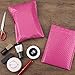 Fu Global #000 Upgrade Opaque Pink Poly Bubble Mailer 4x8 inch Self Seal Padded Envelopes Pack of 50