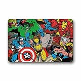 Custom Marvel Avengers Doormat Indoor/Outdoor Floor Mat DoorMat Bathroom Doormat Rug Size 23.6(L) x 15.7(W)