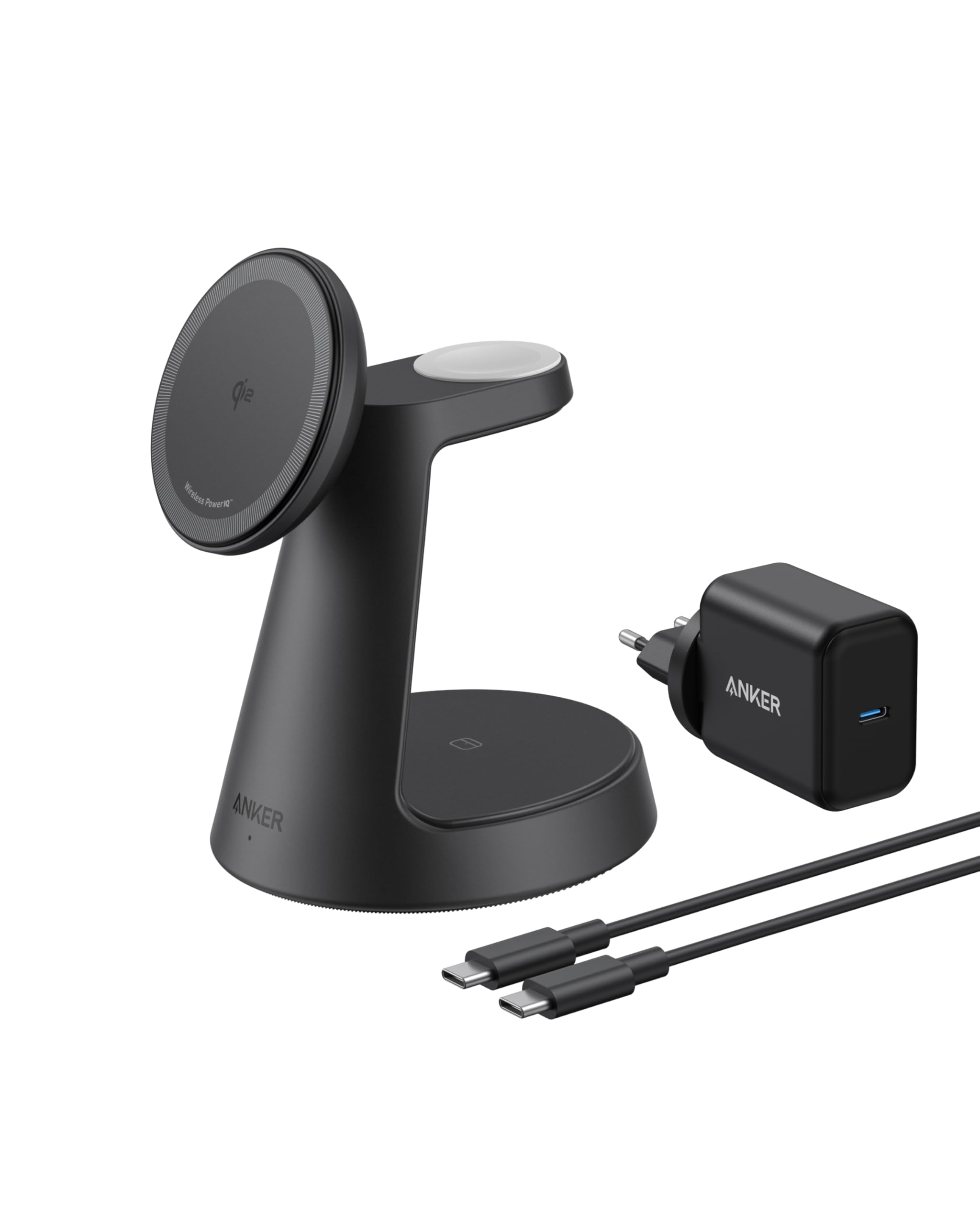 Anker MagGo 3-in-1 Ladestation Qi2 15W MagSafe kompatibel Ladegerät