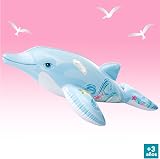 Intex Lil Dolphin Children's Inflatable Ride On Pool Accessory Lite Blue view 3