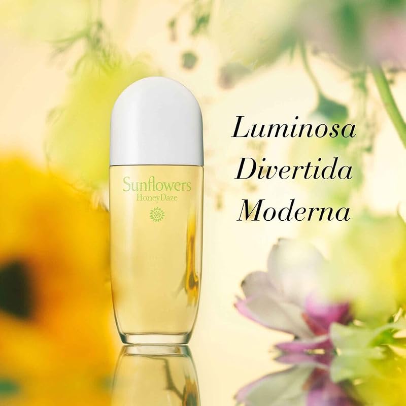 - Sunflowers HoneyDaze, Fragancia Frutal y Floral para Mujer, con Flor de Magnolia y Jazmín, 100ml