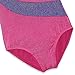 One-piece Rainbow Stripes Ballet Tutu Dancing Athletic Leotard for Little Girl (100(2-3Y), Hotpink)