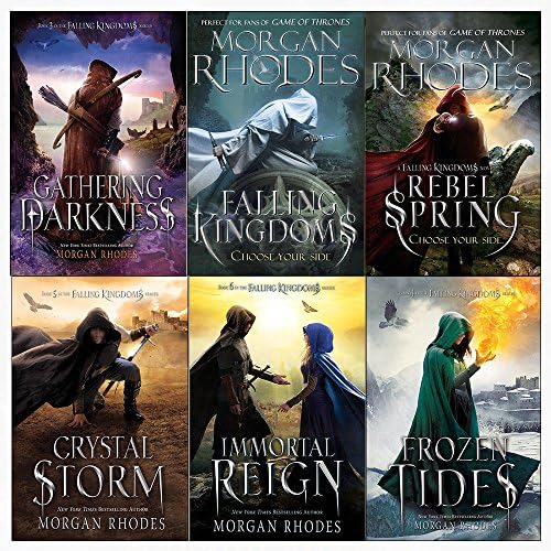 Morgan rhodes falling kingdoms series 6 books collection set