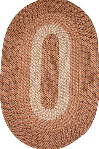 Plymouth 5' Round Braided Rug (Straw)