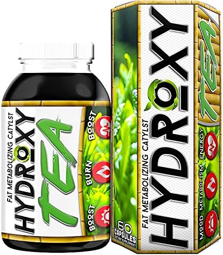 HydroxyTEA All Natural Appetite Suppressant • Reduces Over All Body Fat • Controls Hunger • Supports Healthy Cognitive Function • Made in The USA, Vegan Friendly