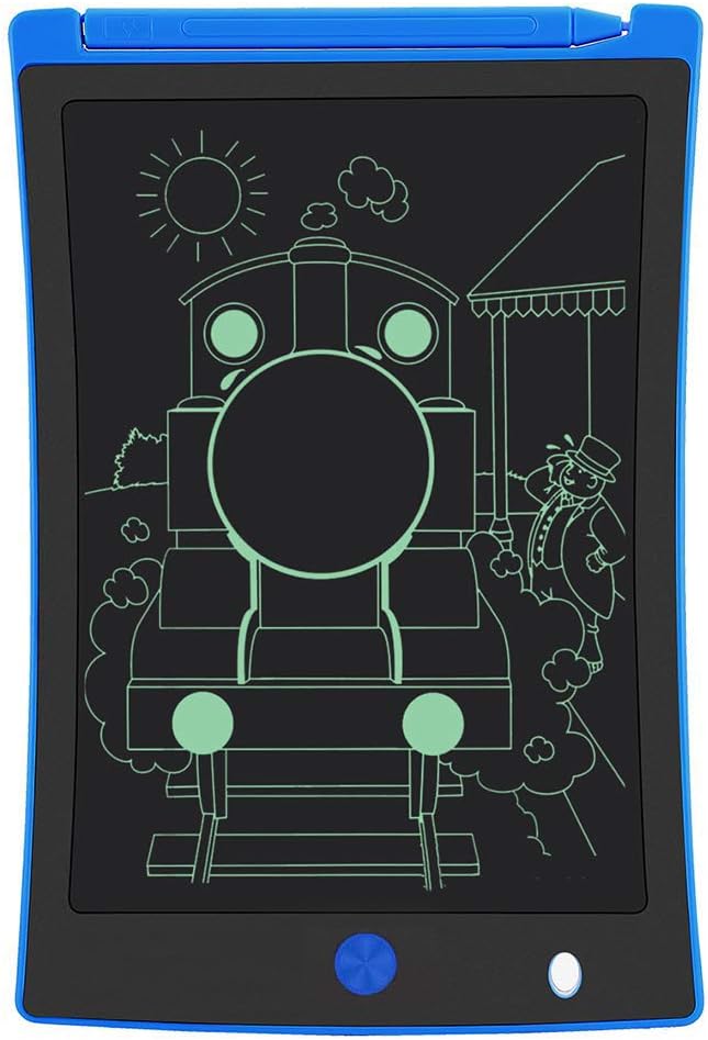 LCD Writing Tablet, 8.5-Inch Writing Board Doodle Board, Electronic Doodle Pads Drawing Board Gift for Kids and Adults at Home,School and Office (Blue)