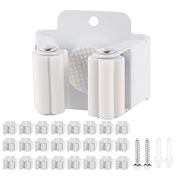 Verdenu 25 Pack Broom Holder Wall Mount, Mop and