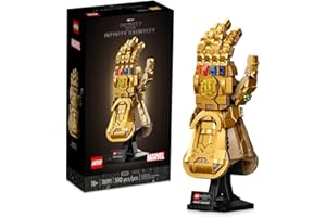 LEGO Marvel Infinity Gauntlet Set 76191 Collectible Thanos Glove with Infinity Stones, Building Set, Avengers Gift Idea for Adults and Teens, Model Kits for Decoration and Display