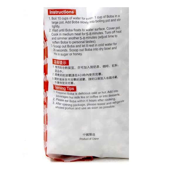 E-FA BRAND BUBBLE TEA BLACK TAPIOCA PEARL 2.2 LB (1 PACK), ORGANIC TAPIOCA GRANULES, READY IN 5 MINUTES- FLOUR FOR TAPIOCA STARCH FLOUR