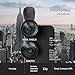 Phone Lens Kit Camera Accessory – Luxsure Universal HD 140° Super Wide Angle Lens + 15X Macro Lens, Mobile Phone Lens Clip-on, for iPhone 7/6/5/4, Android/Samsung & Most Smartphones (Black)