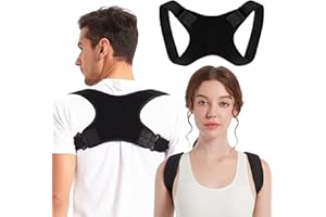 Oormgsrc Back Brace Posture Corrector, Breathable Posture Corrector for Women and Men, Comfortable Back Brace for Men, Spine and Shoulder Pain Relief