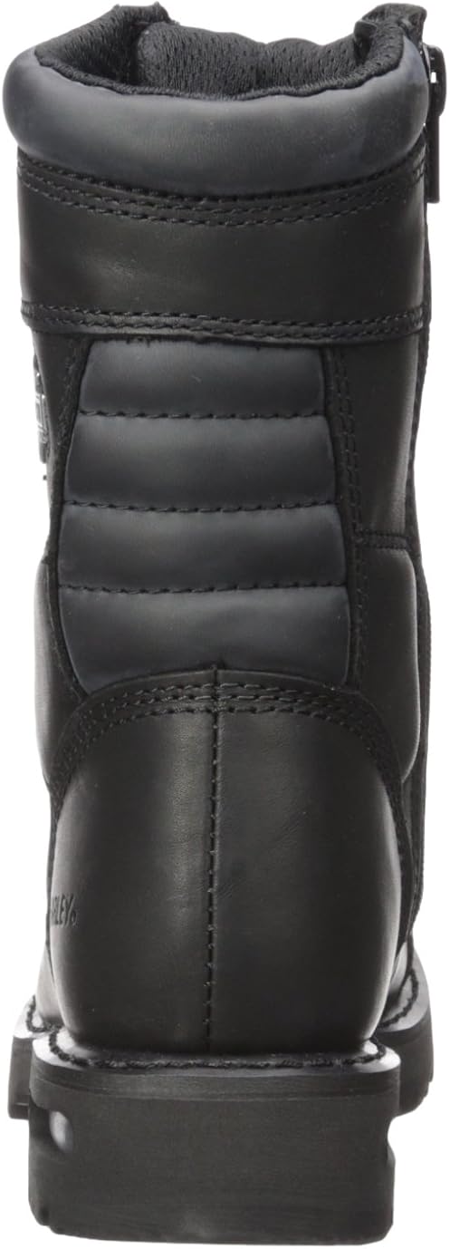 Harley-Davidson Men's Riddick 8-Inch Lace-UP Black Motorcycle Boots D98308: Harley-Davidson: Shoes