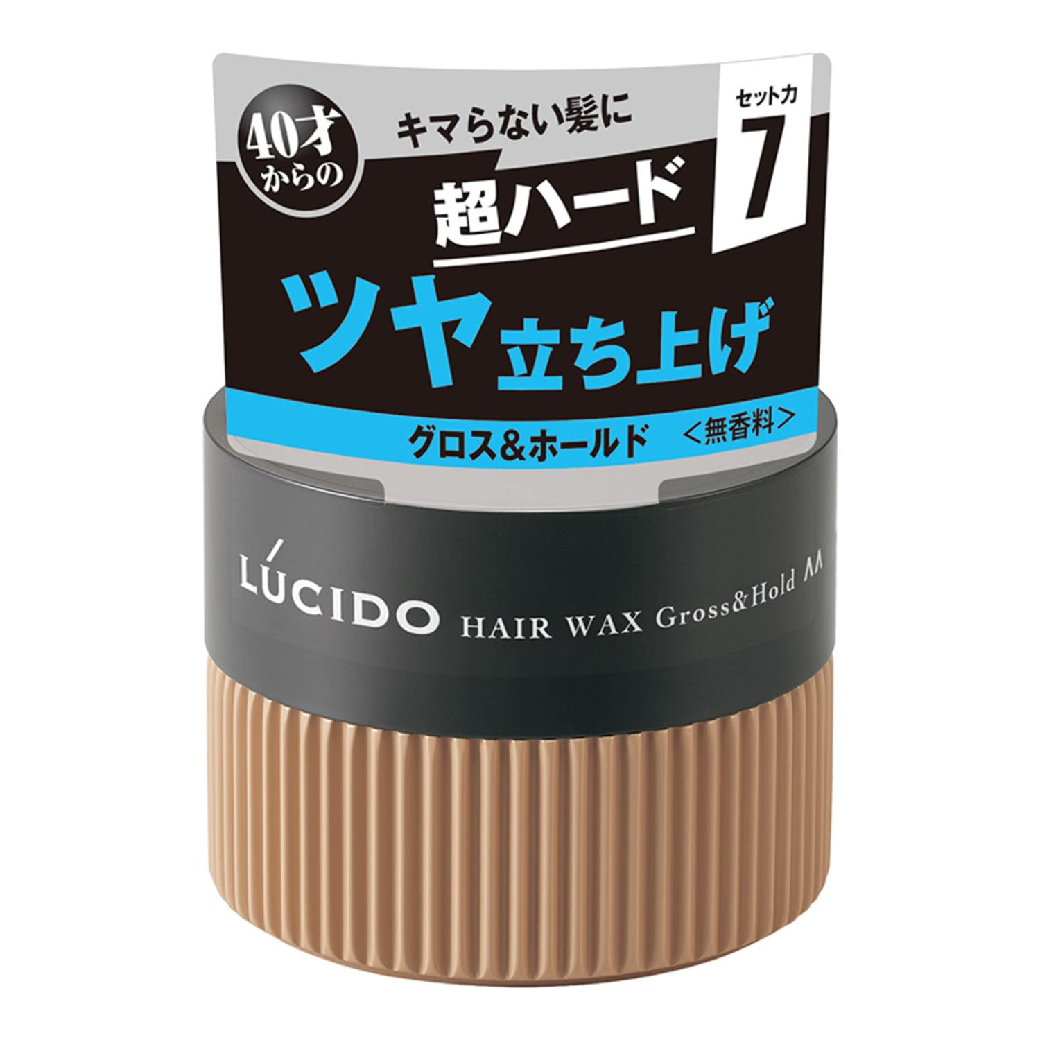 LUCIDO Hair Wax Gloss & Hold Men's Styling Agent Unscented 80g