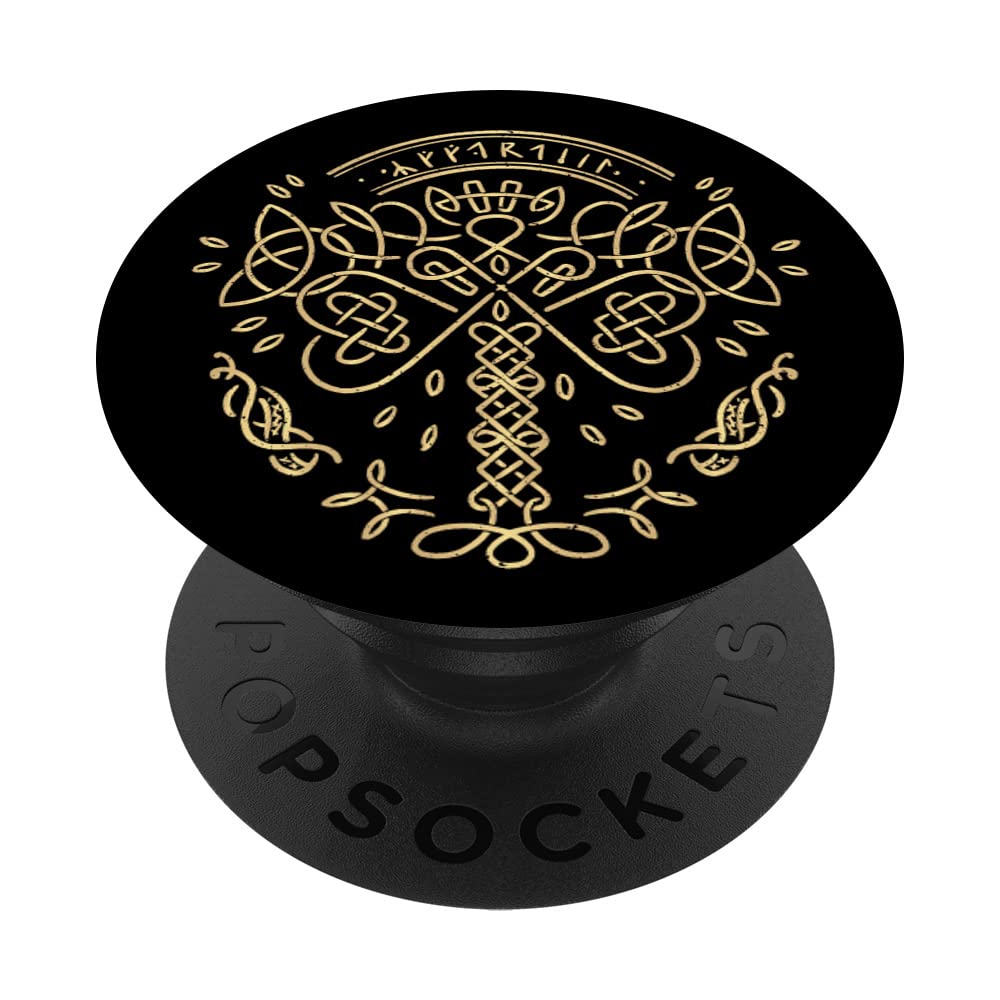 Luxury Style Tree Of Life - Yggdrasil - Tree of Viking PopSockets Swappable PopGrip