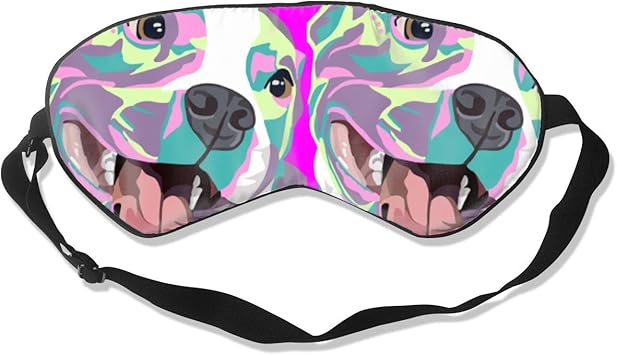 Pitbull Mascara De Dormir Para Hombre Y Mujer Antifaz Para Dormir Suave Y Comodo Para Bloquear Los Ojos Para Viajes Siesta Y Meditacion Amazon Es Salud Y Cuidado Personal