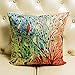 Anickal Cotton Linen Square Decorative Throw Pillow Case Cushion Cover 18