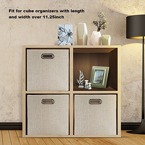 3 Posprica+Collapsible+Storage+Baskets+Bookcase