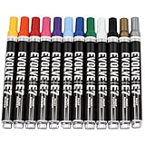 Evolve E7 Permanent Marker Combo, Pack of 12