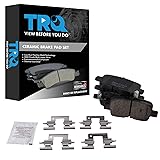 TRQ Rear Brake Pads Ceramic Compatible with