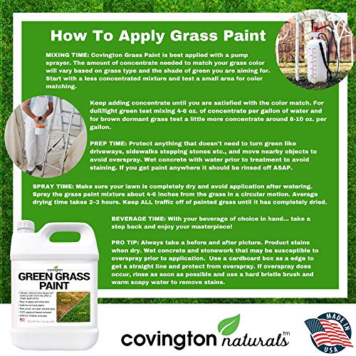 Covington Green Grass Paint for Lawn Green Lawn Paint Grass Spray