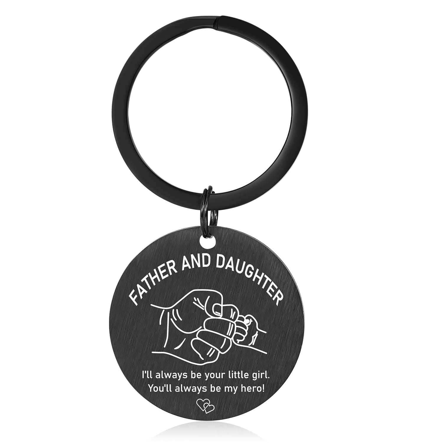 Dad Keychain, Dad Gifts from Daughter, Father Birthday Gifts