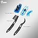 JBM Bike Chain Cleaner Bicycle Chain Cleaning Brush Tool (3 Pieces) Make Bicycle Chain Maintenance Easy Chain Brush Cleaner is Multi-purpose for Cycling Bikes Road Bikes Mountain Bikes MTB