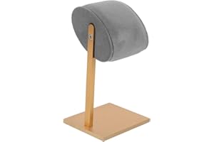 TOMETURE Single Watch Display Stand Showcase Bracelet Bangle Jewelry Display Holder Wristwatch Holder with Metal Base for Men