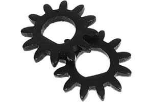 NIYANGLE 2pcs Hand Crank Pasta Maker Replacement Gears 9mm Bore Manual Noodle Machine Accessories for Home