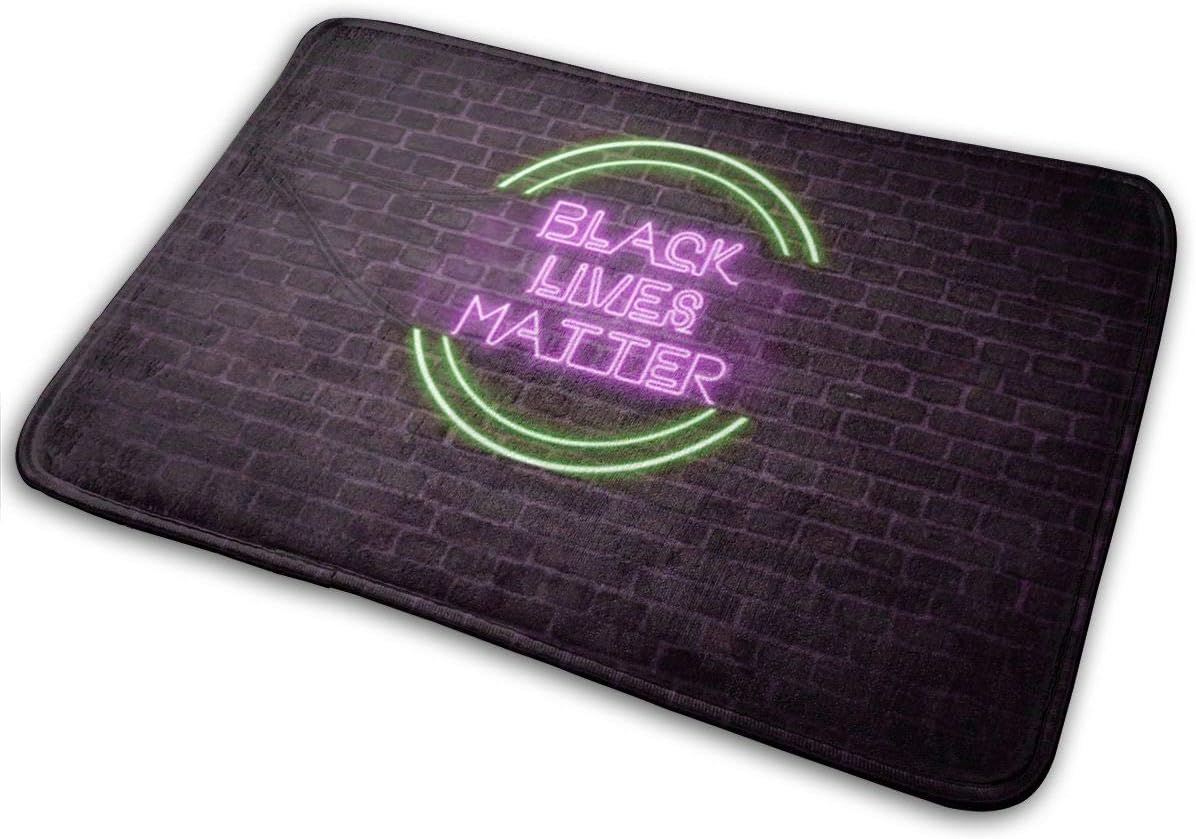MOTALIN Neón De Pared De Ladrillo De Black Lives Matter,Tapete De Suelo