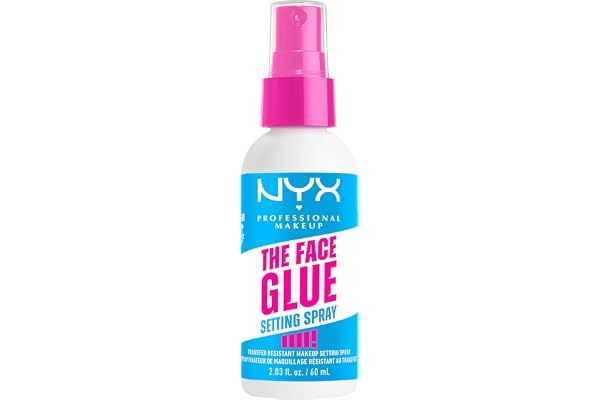 NYX Professional Makeup The Face Glue Setting Spray, Gripping Makeup Setting Spray with MAPLE SYRUP, Up to 24 hr wear, Transf