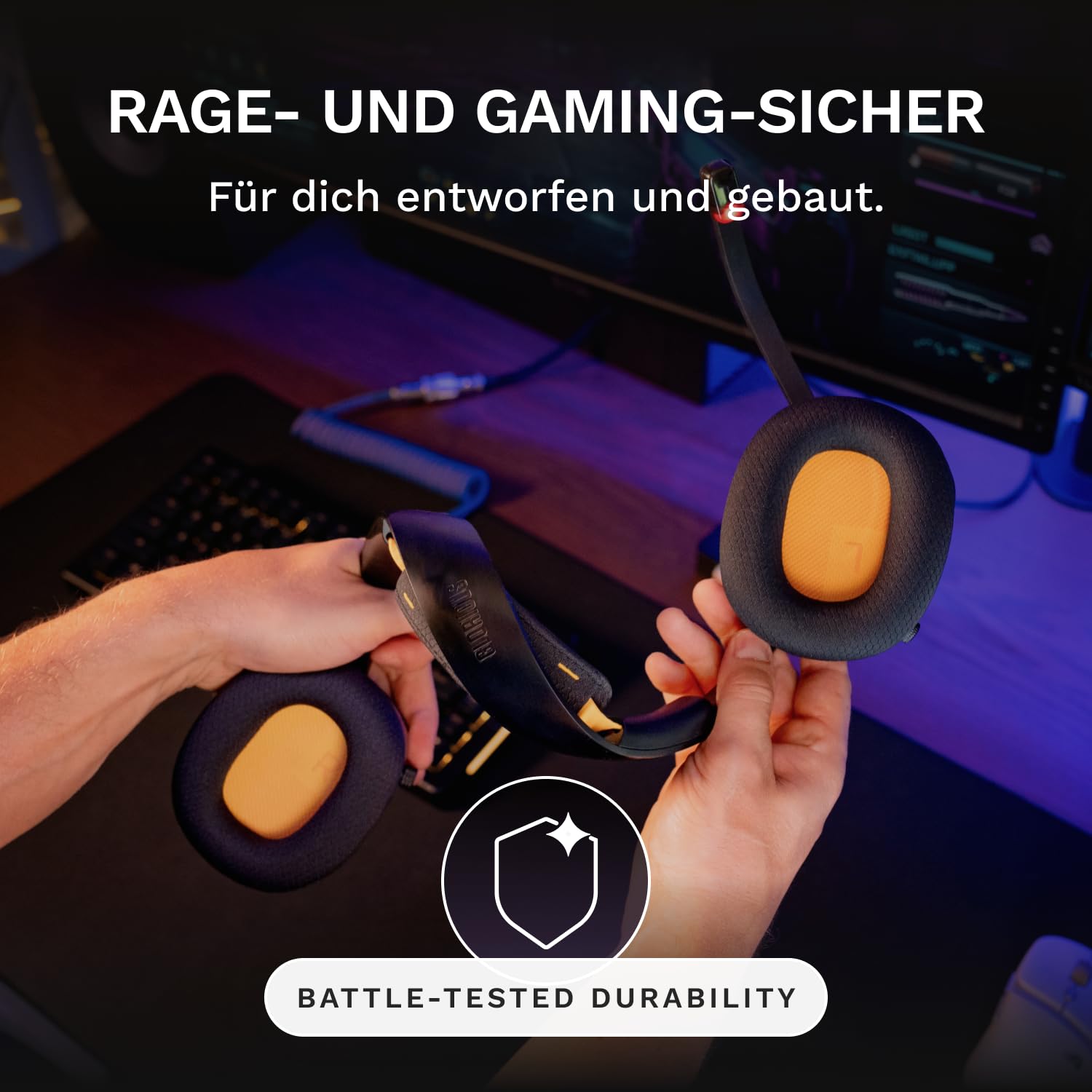 Glorious GHS Wireless InfinitePlay - Gaming Headset, PC, PS5, PS4 - Schwarz 8