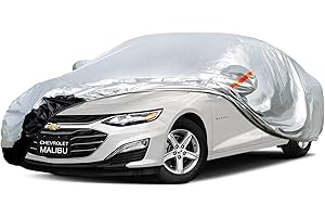GUNHYI Car Cover Custom Fit Chevrolet Malibu (1997-2025) Waterproof for Automobiles, Oxford Sun Rain Dust Snow Protection (Ships from US Warehouse, Delivery 3-8 Days)
